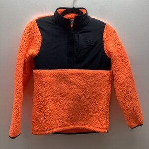 Under Armour Sherpa Fleece Vest Orange Boys Sz Youth-M NWT $50